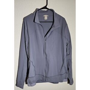 Duluth Trading Womens Gray Full Zip XL Jacket Gray‎ Casual Workwear Outdoors